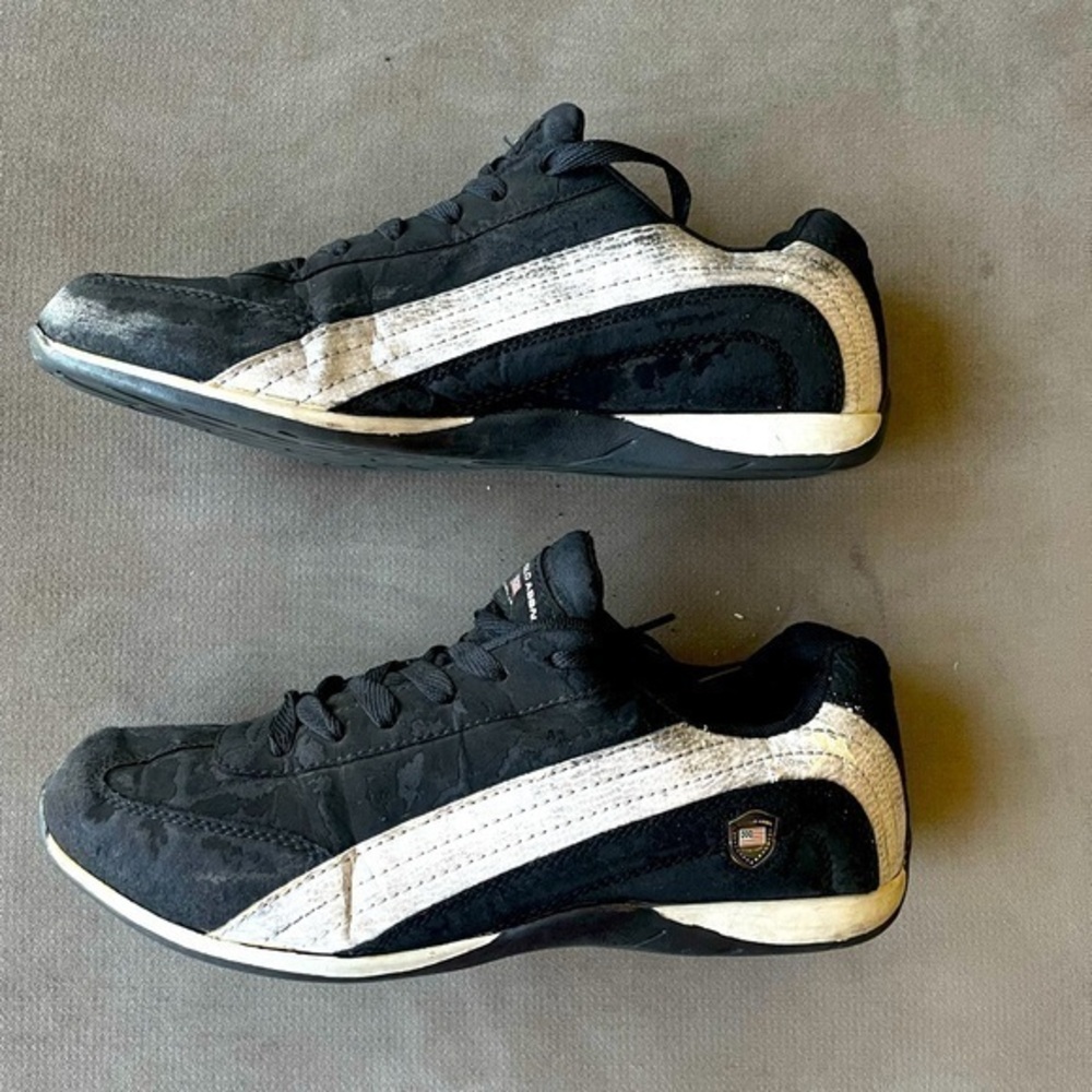 U.S.POLO ASSN. Men's Black and White Sneakers